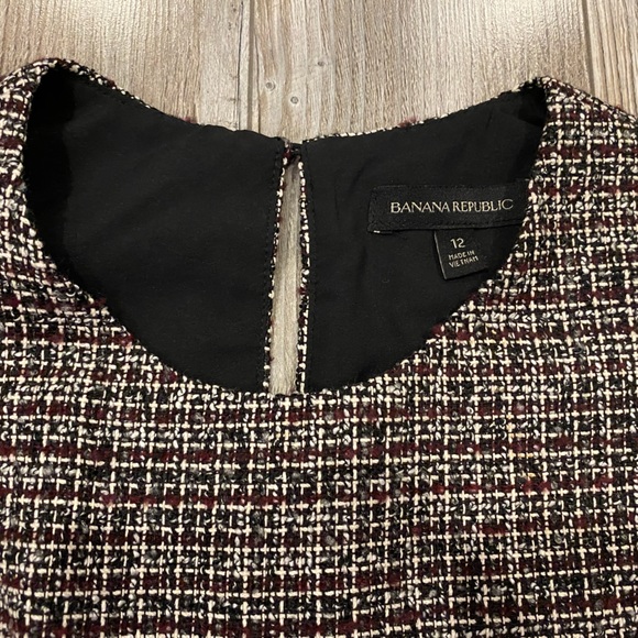 Banana Republic Fit & Flare tweed dress (Size 12) - Picture 4 of 9